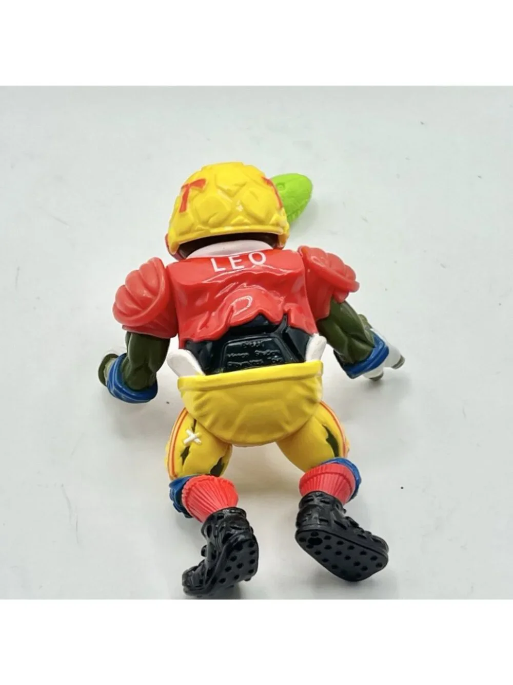 1991 TMNT Teenage Mutant Ninja Turtles TD Tossin Leo Figure Almost Complete